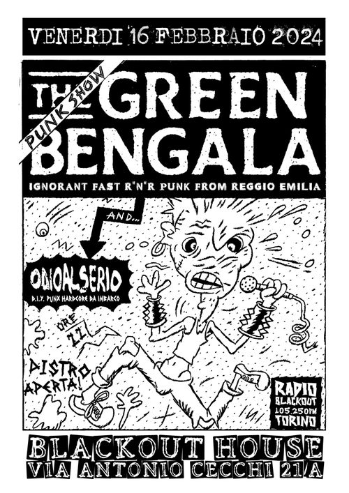 Punk show: The Green Bengala e Odio al Serio