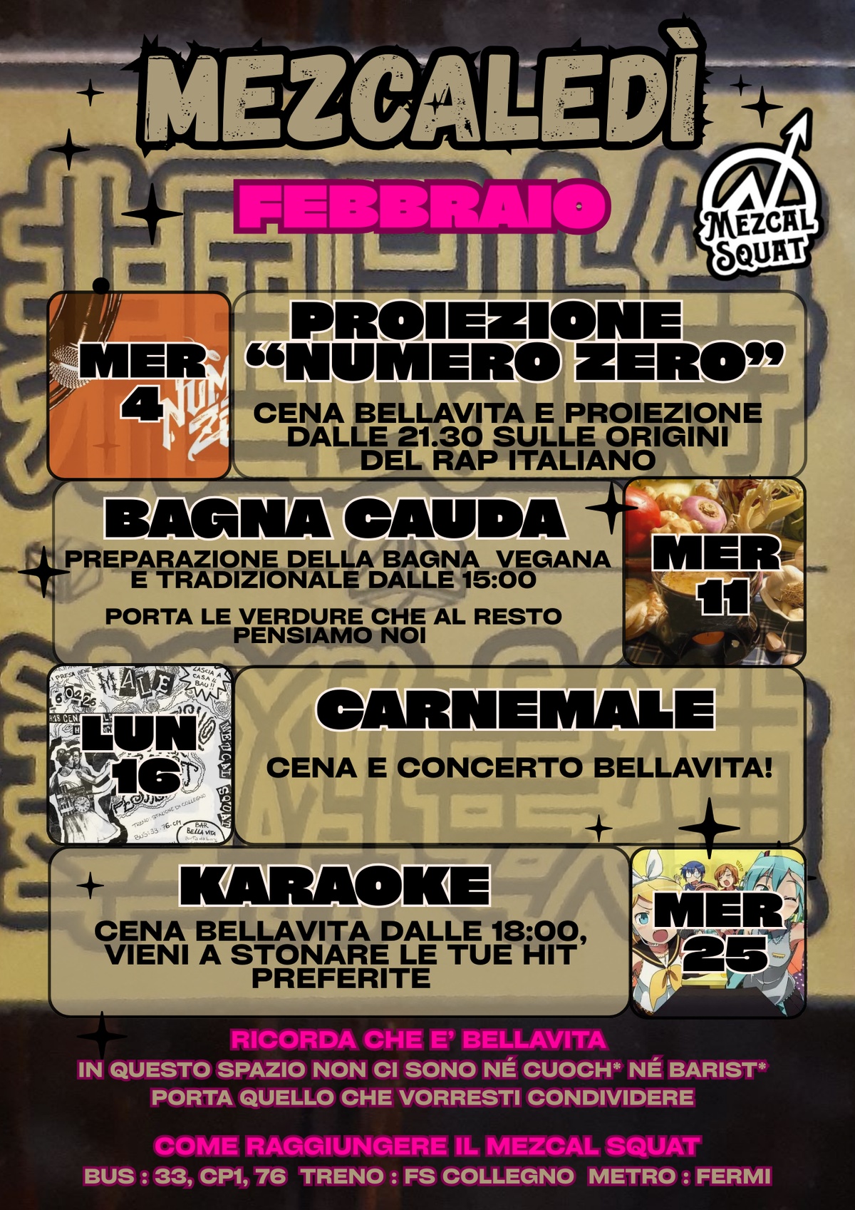 [2026-02-04] PROIEZIONE "NUMERO ZERO" @ Mezcal Squat