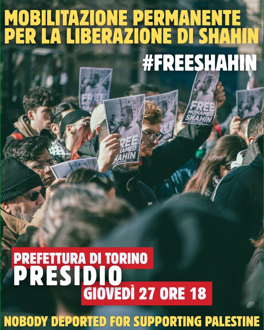 [2025-11-27] Mobilitazione permanente @ Piazza Castello - Torino
