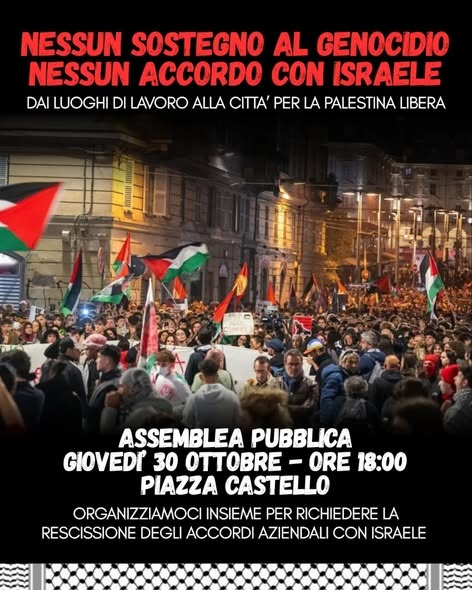 [2025-10-30] ASSEMBLEA PUBBLICA @ Piazza Castello, Torino