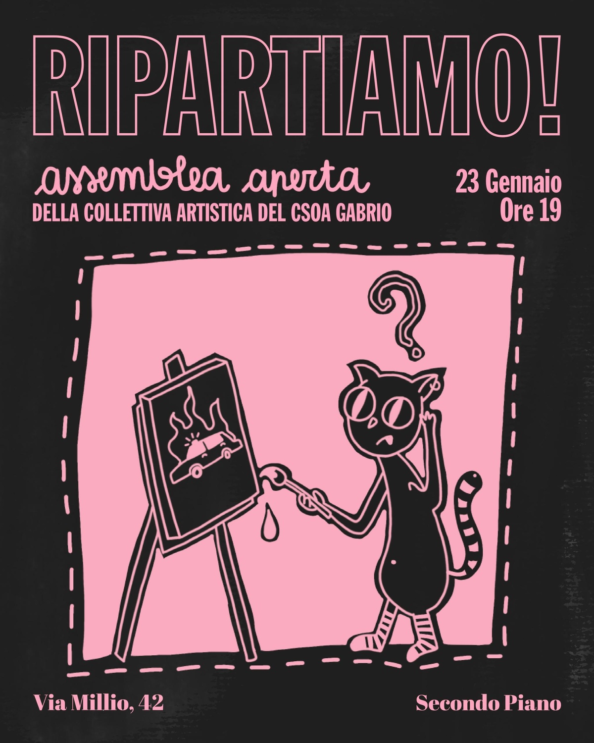 GILA ~ assemblea aperta della collettiva artistica del Gabrio