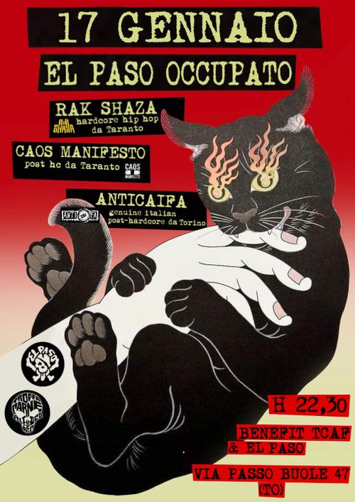 CAOS MANIFESTO + RAK SHAZA + ANTICAIFA