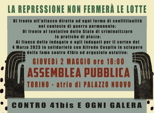 Assemblea Pubblica - Giovedì 2 Maggio Ore 18 - 