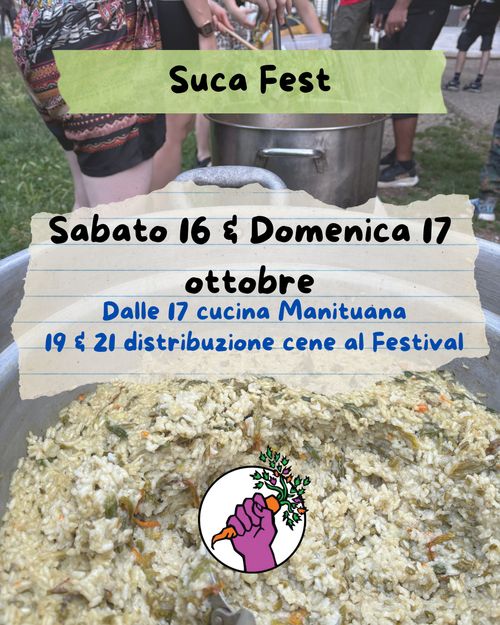 Cucina e distribuzione cene Suca Fest