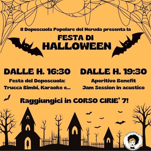 Festa di Halloween - benefit doposcuola