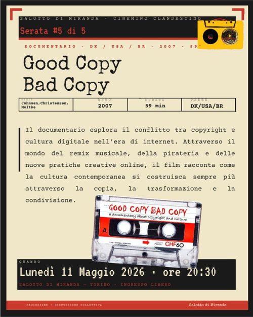 Cinemino Clandestino 4/5 - Good Copy Bad Copy