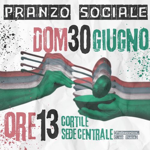 PRANZO SOCIALE AL POLITECNICO OCCUPATO