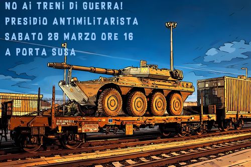 No ai treni di guerra!