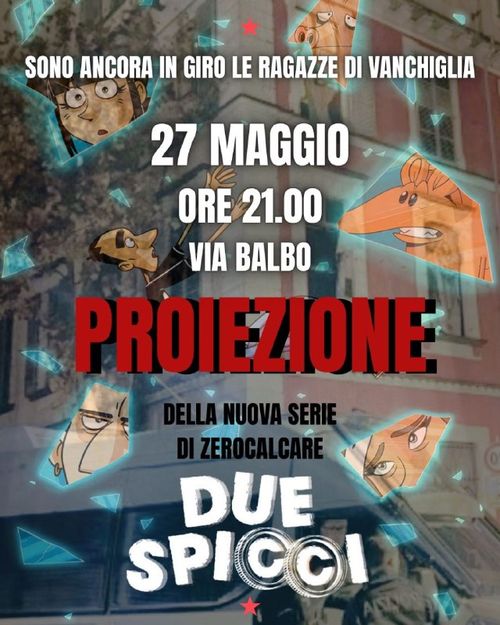 Proiezione della nuova serie di Zero Calcare "Due spicci"