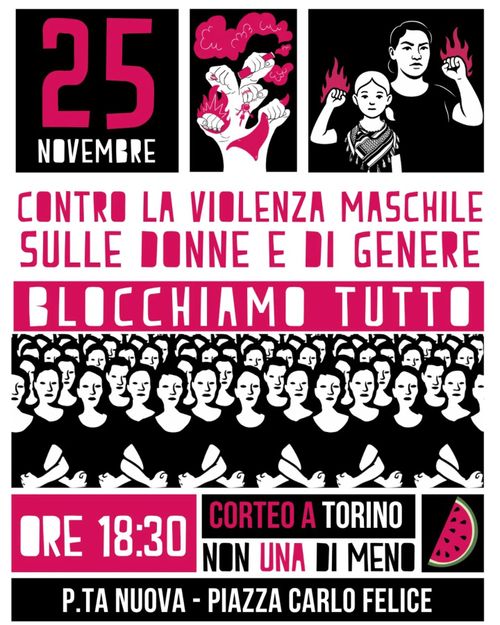 CONTRO LA VIOLENZA MASCHILE SULLE DONNE E LA VIOLENZA DI GENERE