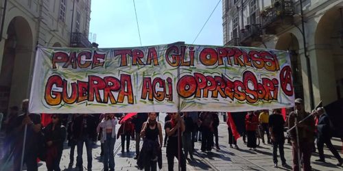 Primo Maggio Anarchico. Spezzone antimilitarista