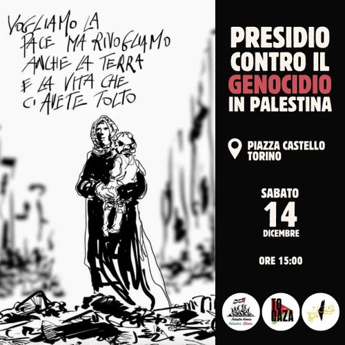 Presdio contro il genocidio in Palestina