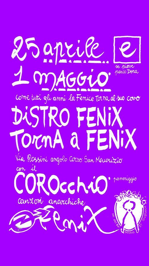 DISTRO FENIX TORNA A FENIX