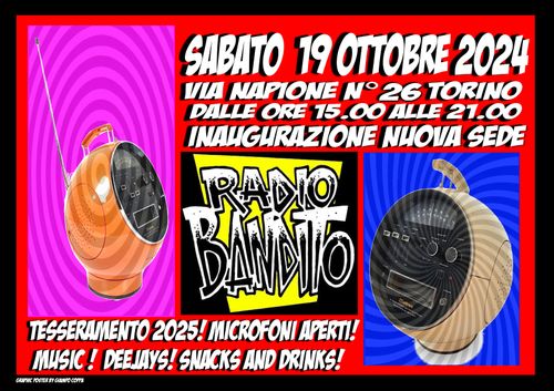 RADIO BANDITO inaugurazione nuova sede