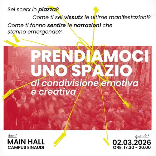 Prendiamoci uno spazio : cerchio di condivisione emotiva