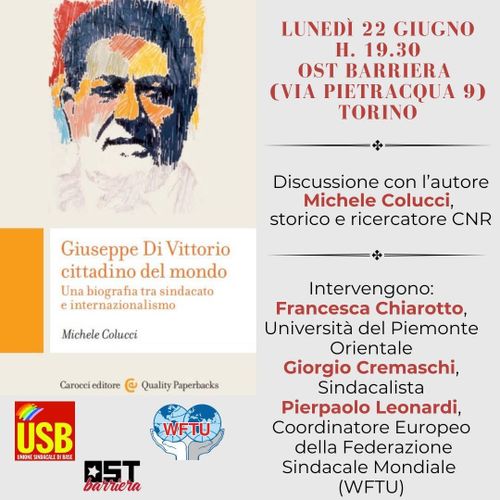 Presentazione di “Giuseppe Di Vittorio cittadino del mondo” di Michele Colucci