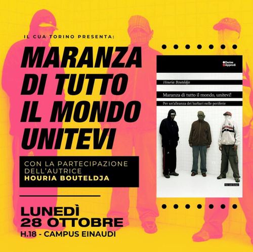 PRESENTAZIONE DI  "Maranza di tutto il mondo, unitevi"