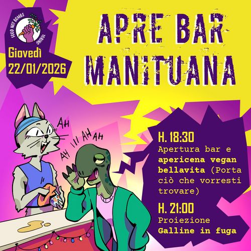 Apre Bar Manituana - Food Not Bombs Edition