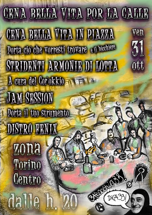 CENA BELLAVITA POR LA CALLE