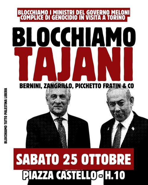 BLOCCHIAMO TAJANI!