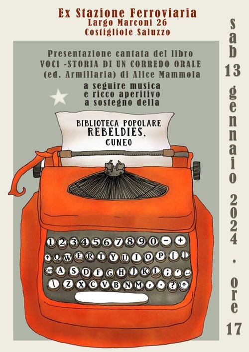 Presentazione cantata benefit Rebeldies