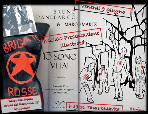 TAPAS Bellavita e PRESENTAZIONE dell’ultimo libro di Bruno Panebarco IO SONO VITA! con le grafiche di Marco Martz