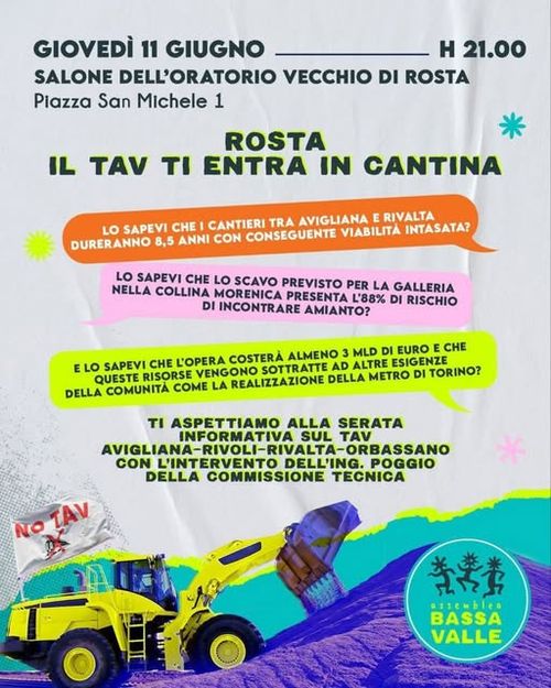 ROSTA IL TAV TI ENTRA IN CANTINA!