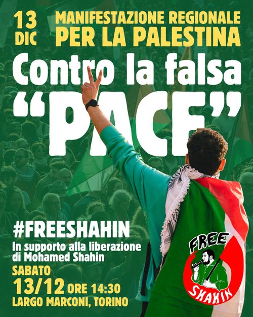 MANIFESTAZIONE REGIONALE PER LA PALESTINA