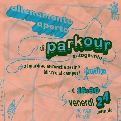 Allenamento aperto di PARKOUR