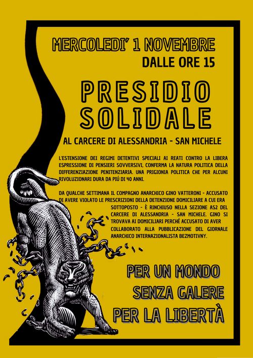 PRESIDIO SOLIDALE AL CARCERE DI ALESSANDRIA - SAN MICHELE
