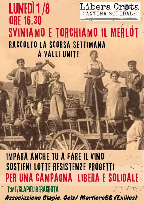 Svinatura libera crota - a sostegno delle lotte