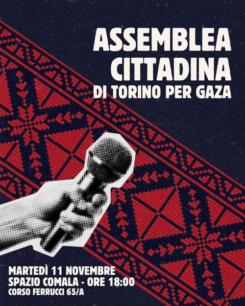 Assemblea cittadina di Torino per Gaza!