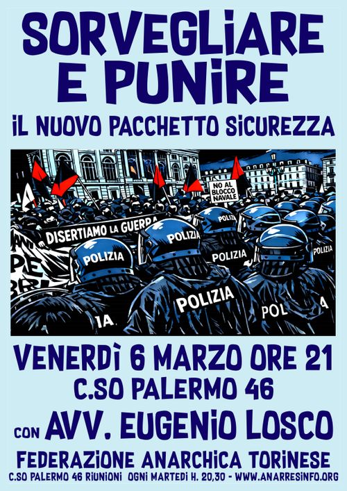 Sorvegliare e punire: il nuovo pacchetto sicurezza