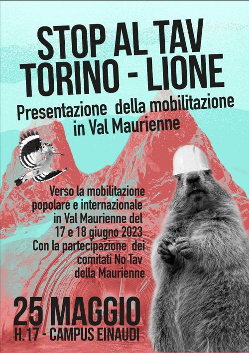 Presentazione della Mobilitazione contro la TAV in Valle Maurienne 