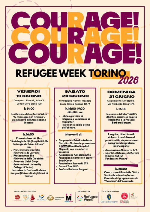 Refugee Week Torino 2026