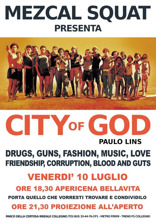 Proiezione "CITY of GOD " 