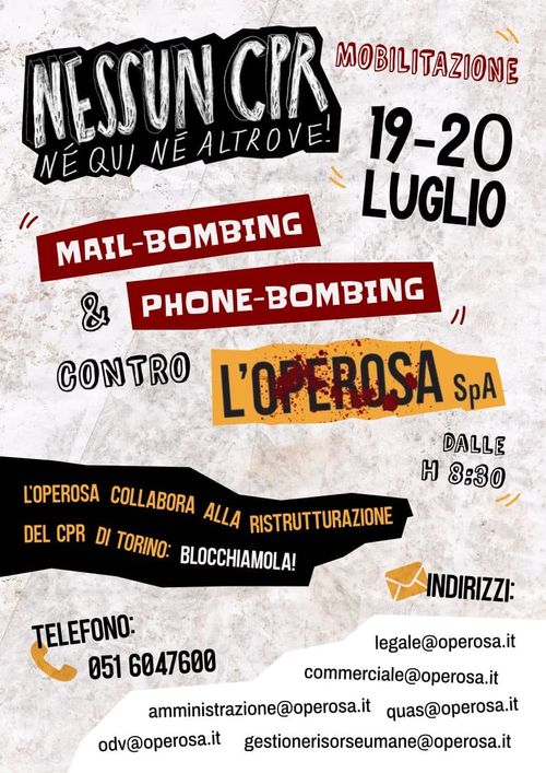 Mail-phone bombing