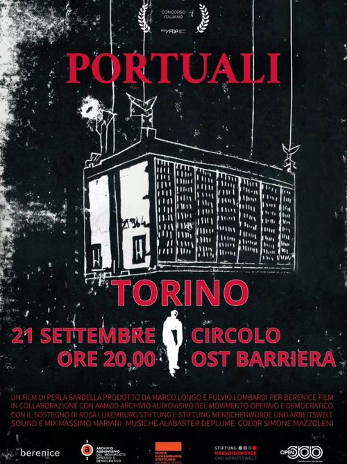 proiezione del film Portuali