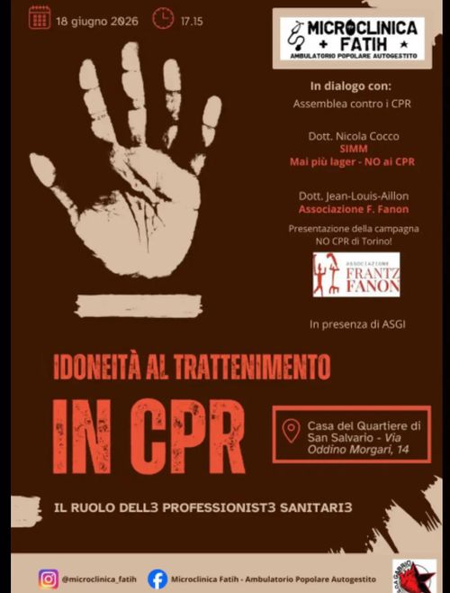 IDONEITÀ AL TRATTENIMENTO IN CPR - Il  ruolo delle professionist3 sanitari3