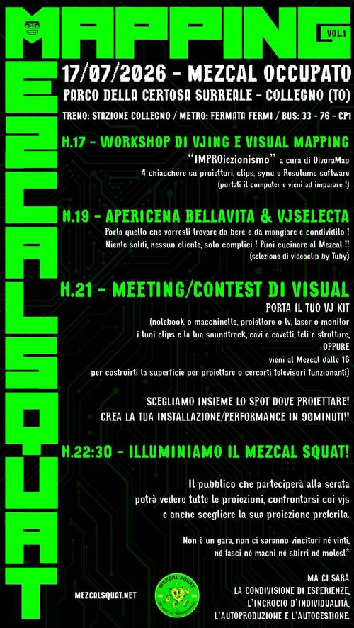 VISUAL MAPPING VOL.1 - MEZCAL SQUAT