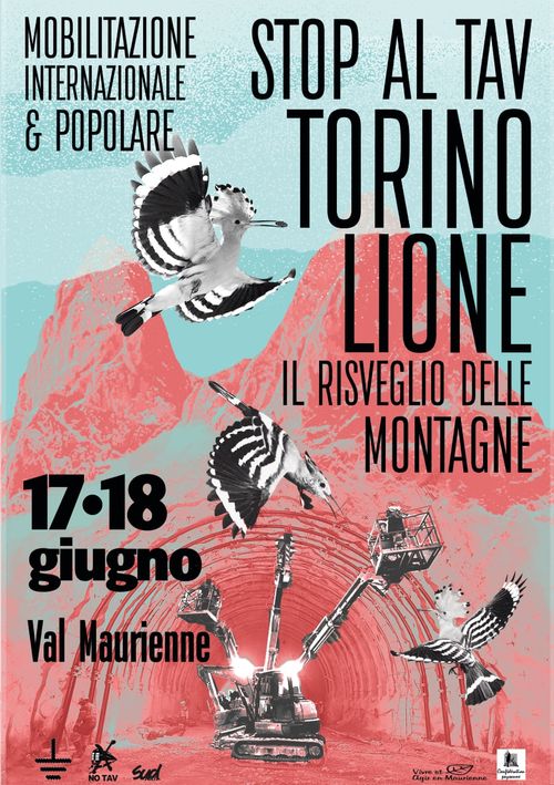 17/18 giugno – Val Maurienne: manifestazione internazionale e popolare “Stop al Tav Torino-Lione”