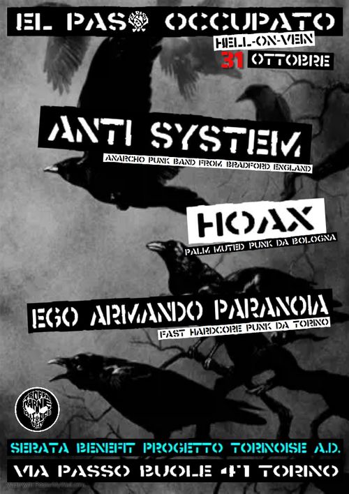 ANTI-SYSTEM + HOAX + EGO ARMANDO PARANOIA