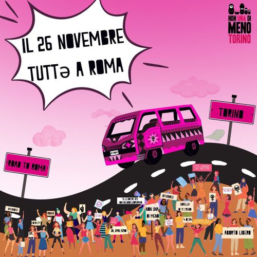 Bus da Torino per la manifestazione nazionale NUDM a Roma