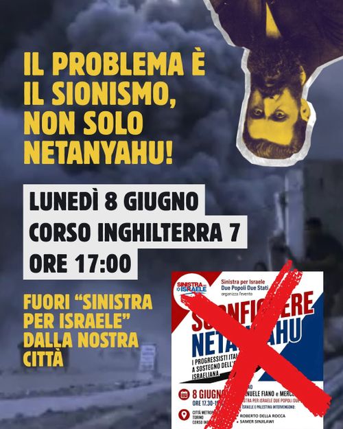 Nessuno spazio al sionismo