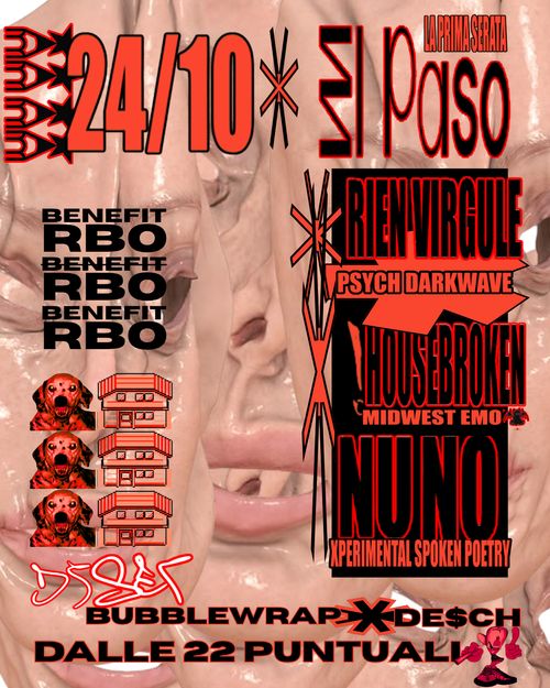 Rien Virgule | Nu No | !housebroken | XDXSCHX | Bubble Wrap | BENEFIT RADIO BLACKOUT