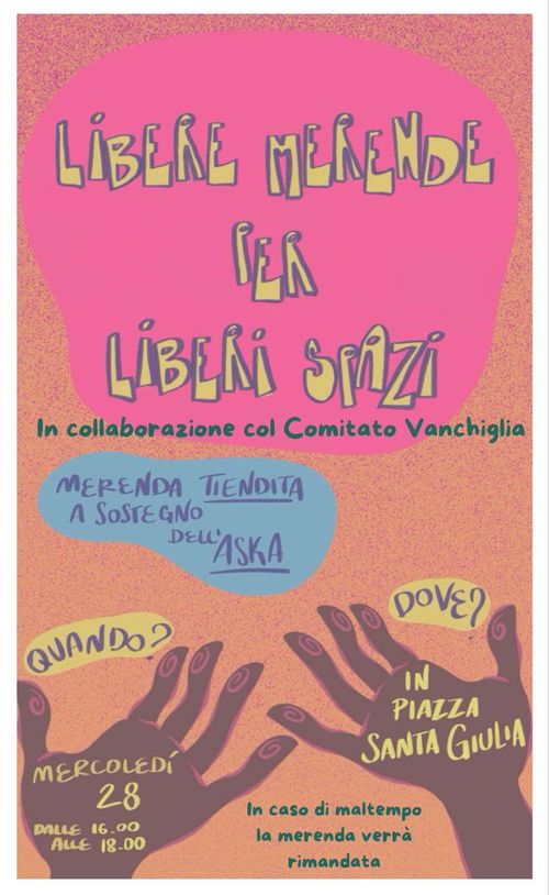 LIBERE MERENDE PER LIBERI SPAZI 