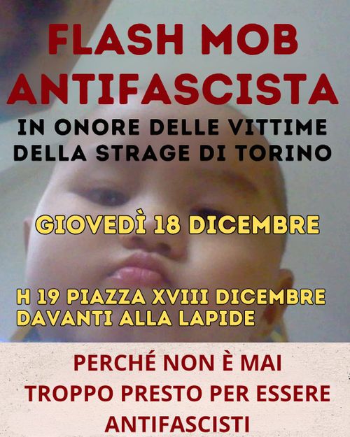 Flash mob martiri strage fascista 18 dicembre 1922