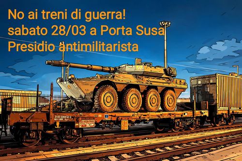 No ai treni di guerra!