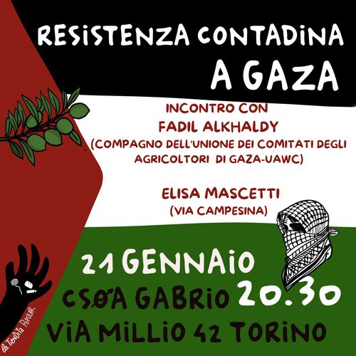 Resistenza contadina a Gaza