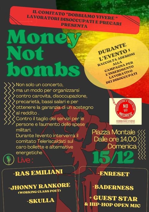 Money not bombs